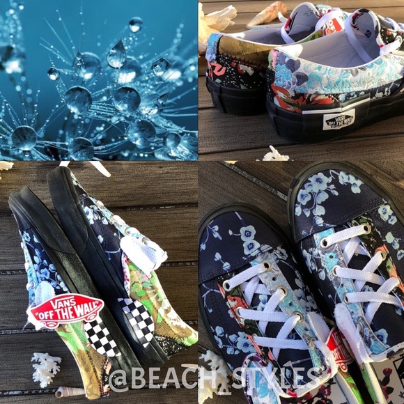 🌴🌼VANS- SLIP ON’S CAP FLORALS SHOES🌼🌴 - Picture 3 of 14
